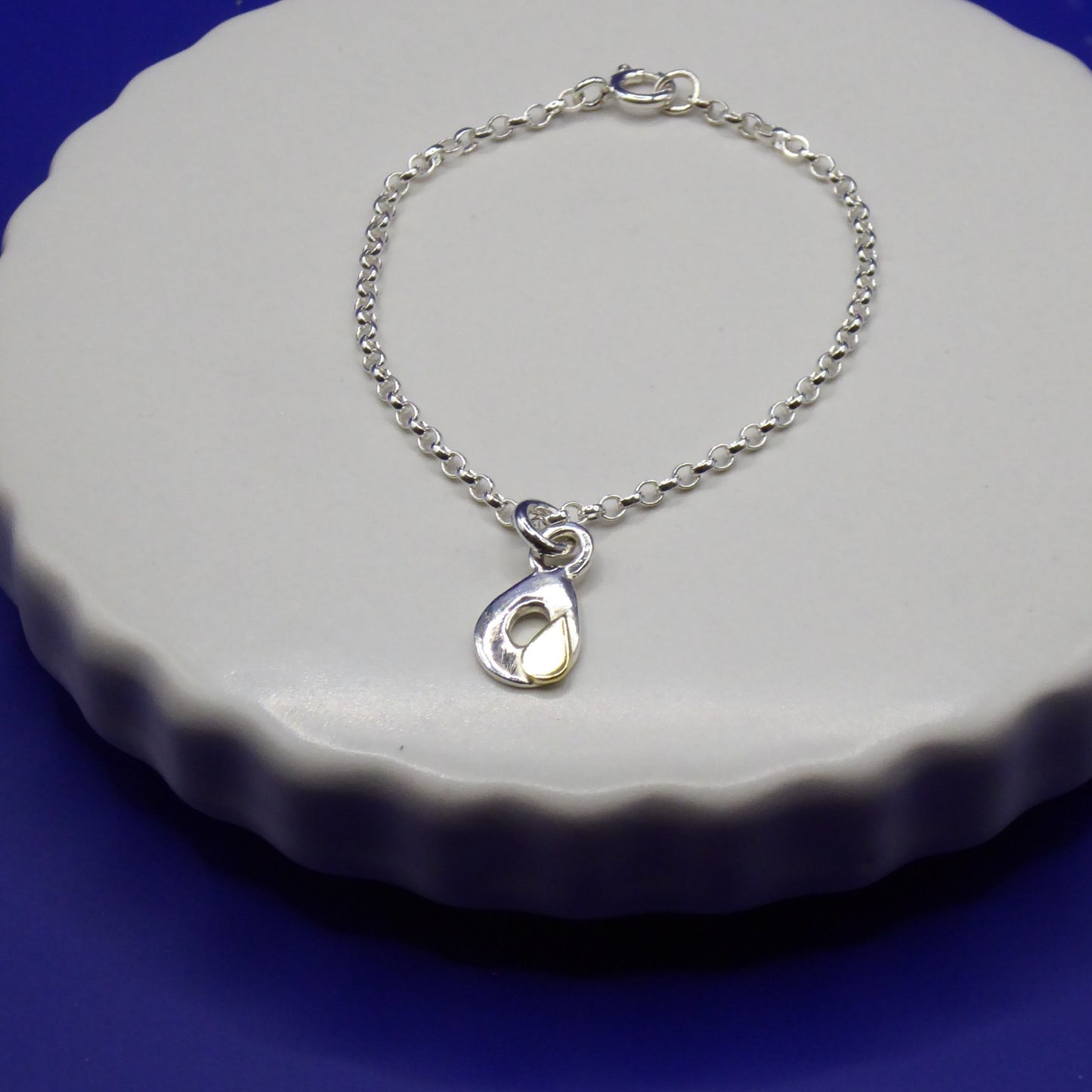 Teardrop Charm Bracelet